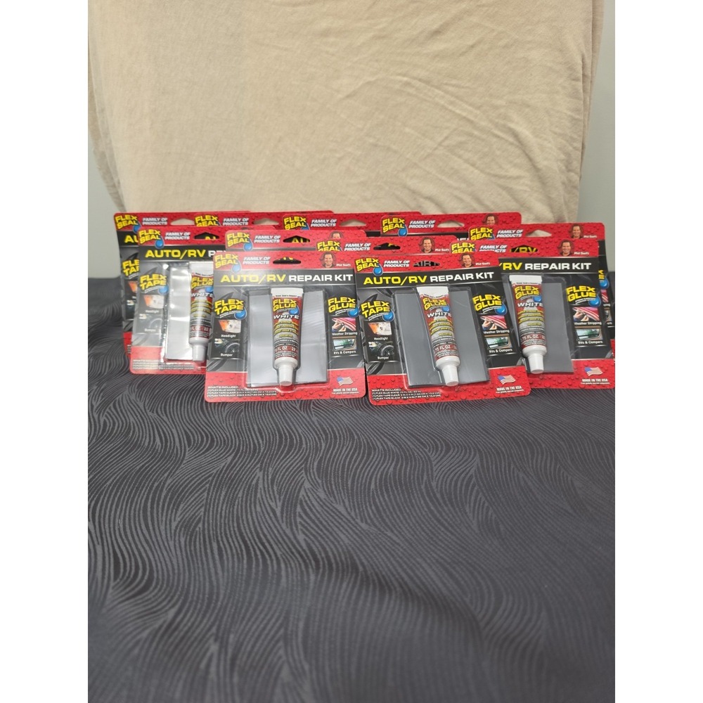 Flex Seal Car Truck Auto RV Repair Kit Flex Glue Tape Clear Black Waterproof Fix